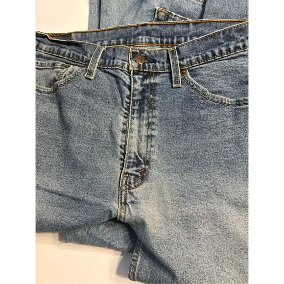 Levi’s 505 Men Slim Straight Fit Light Wash Denim Blue Jean 36Wx29L 4 Pairs
